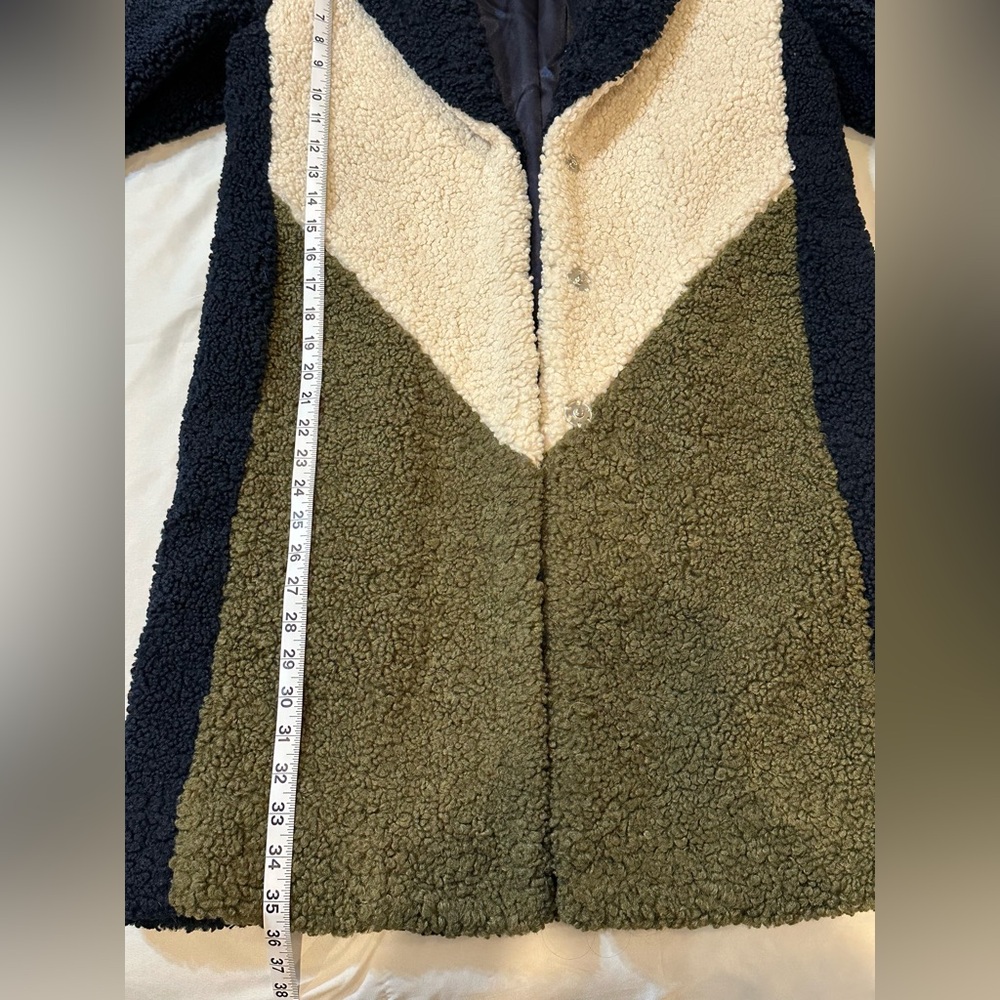 J. Crew Colorblock Sherpa Coat - Picture 12 of 16